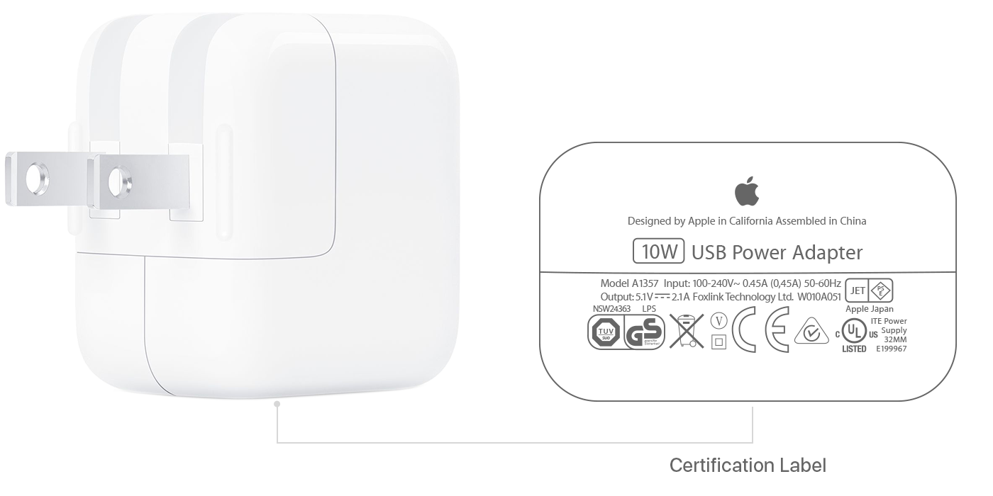 Apple 10W USB Power Adapter - A1357 4