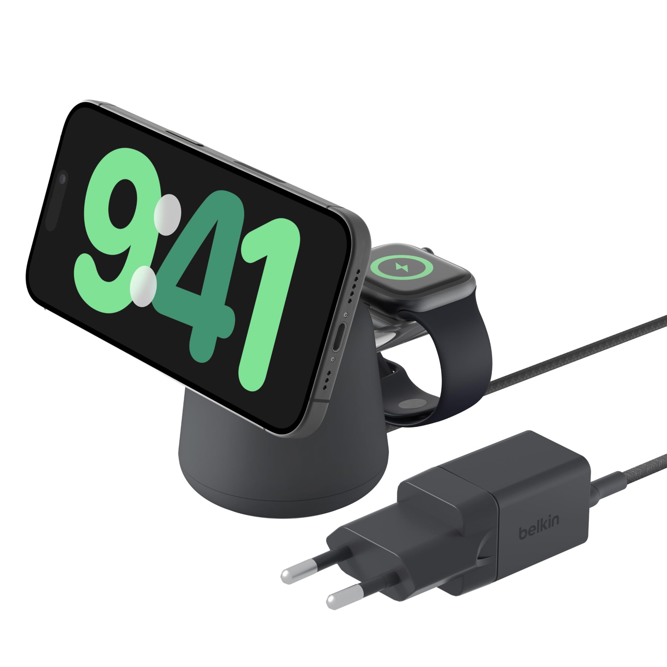 Belkin BoostCharge Pro 2-in-1 Wireless Charger with MagSafe