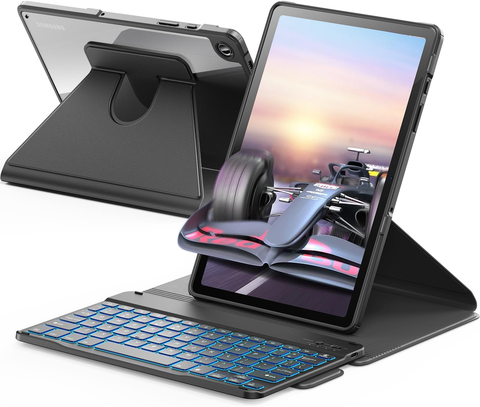 Samsung Galaxy Tab A9 Plus - Book Cover Keyboard Slim - PRT 3