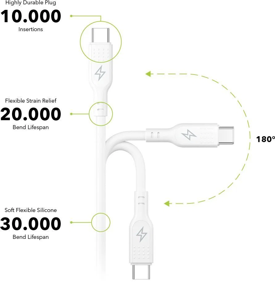 Various USB-C to Lightning Cable 1M 3