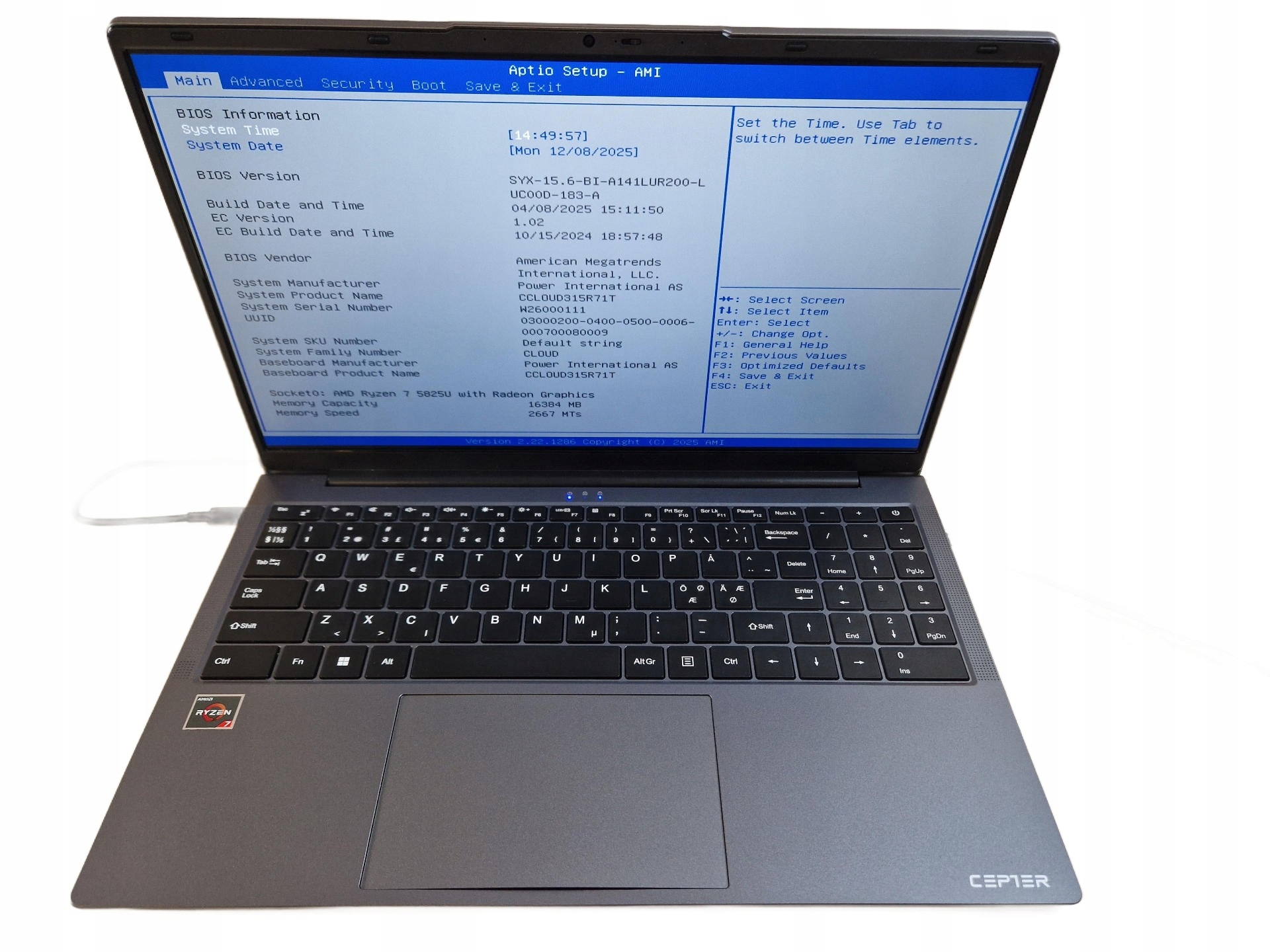 Cepter Cloud (AMD) 15.6" 2