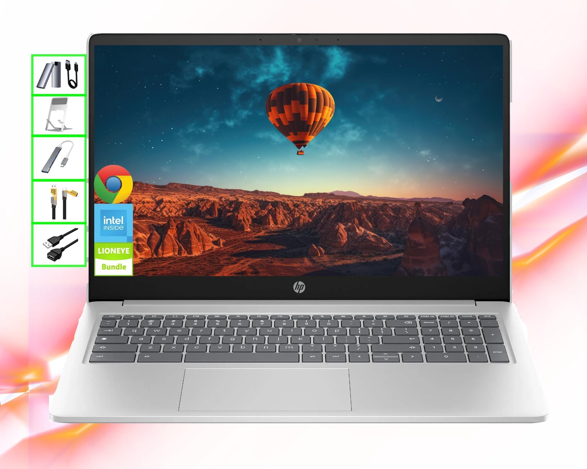 HP Chromebook Plus 15a-nb0001ns 15.6" 2