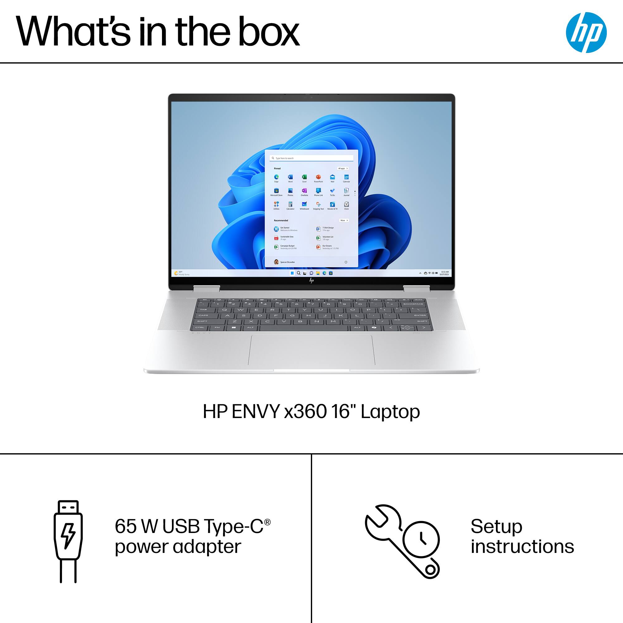 HP Envy x360 16-ad0820no Touch 16"