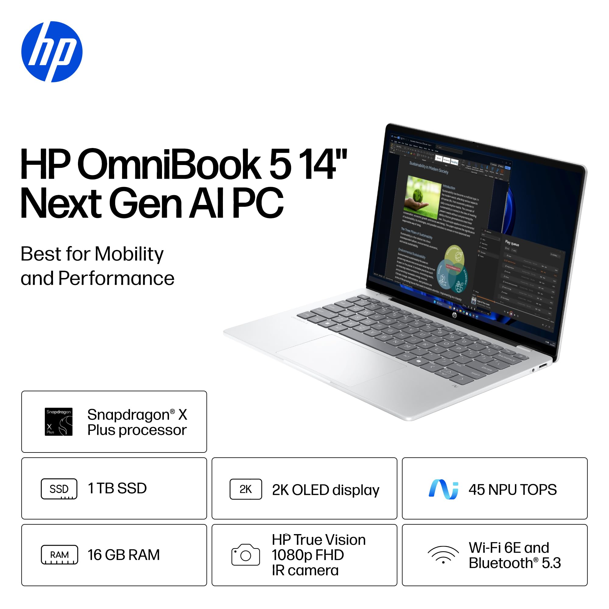 HP OmniBook 3 Laptop NGAI 14"