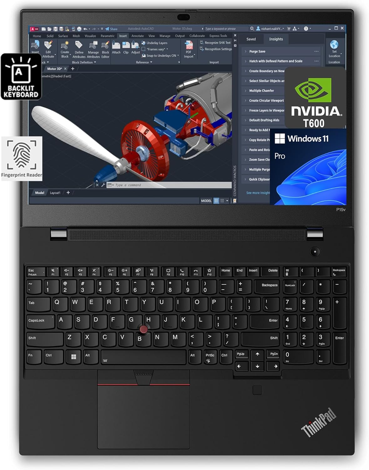 Lenovo ThinkPad P15V Gen 3 (Intel) 15.6" 3