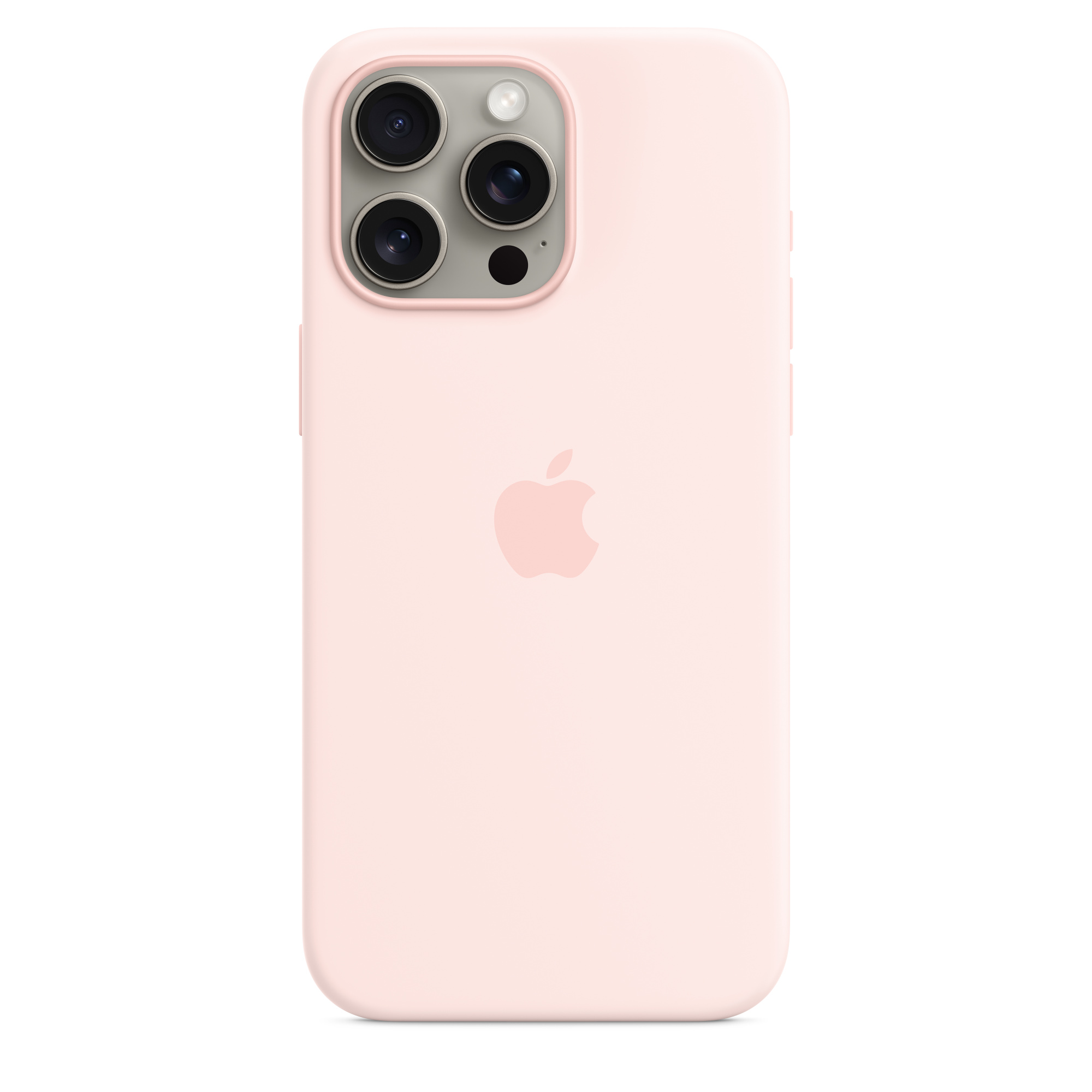 Apple iPhone 14 Plus - MagSafe Silicone Case - Chalk Pink