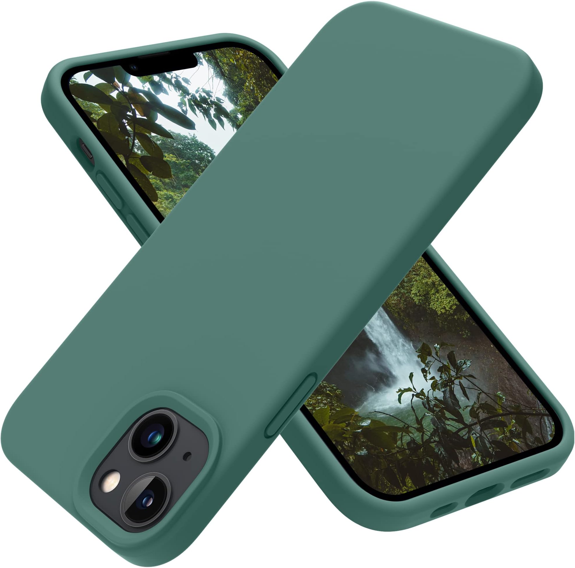 Holdit iPhone 14 Plus - Silicone Case - Green