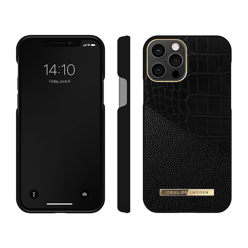 iDeal Of Sweden iPhone 12/12 Pro - Seamless Case - Coal Black