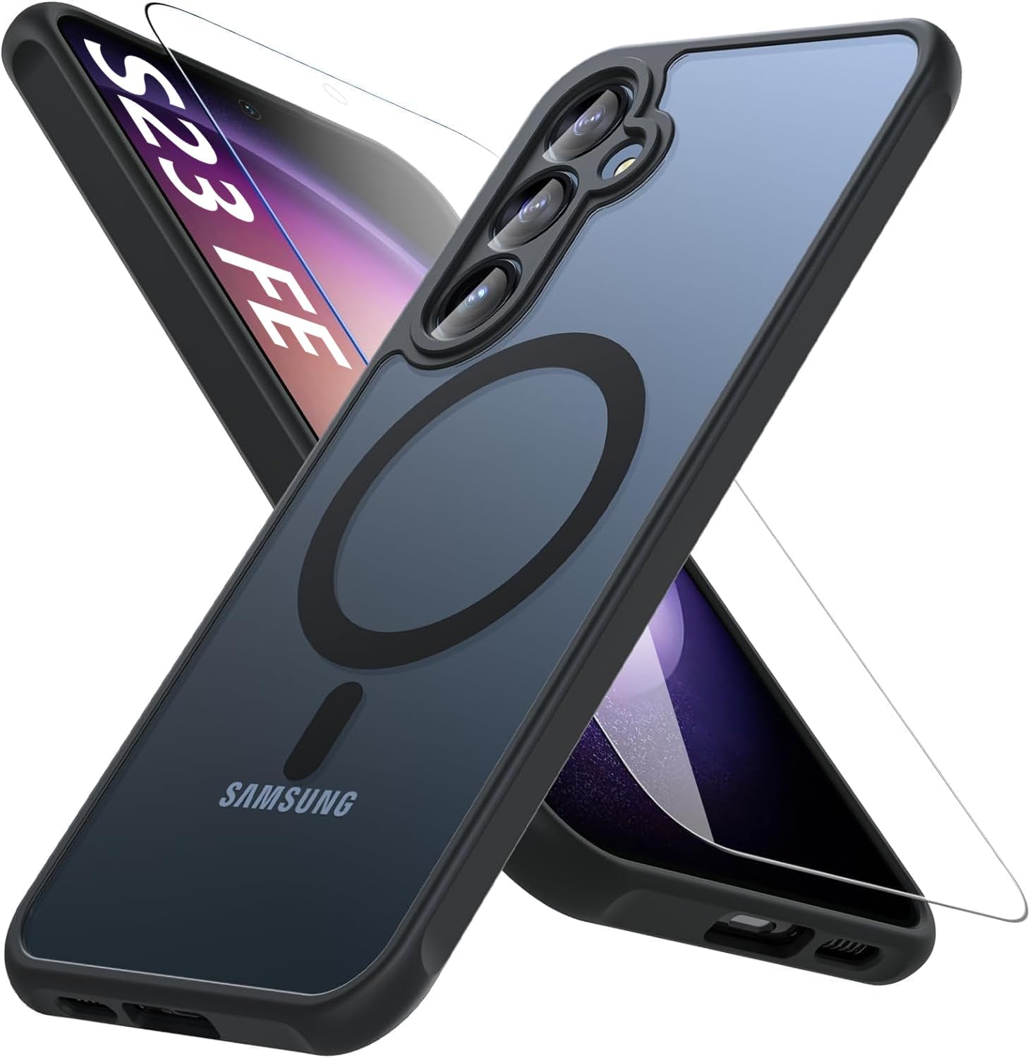 Samsung Galaxy S23 FE - Smart View Wallet Cover - Black 2