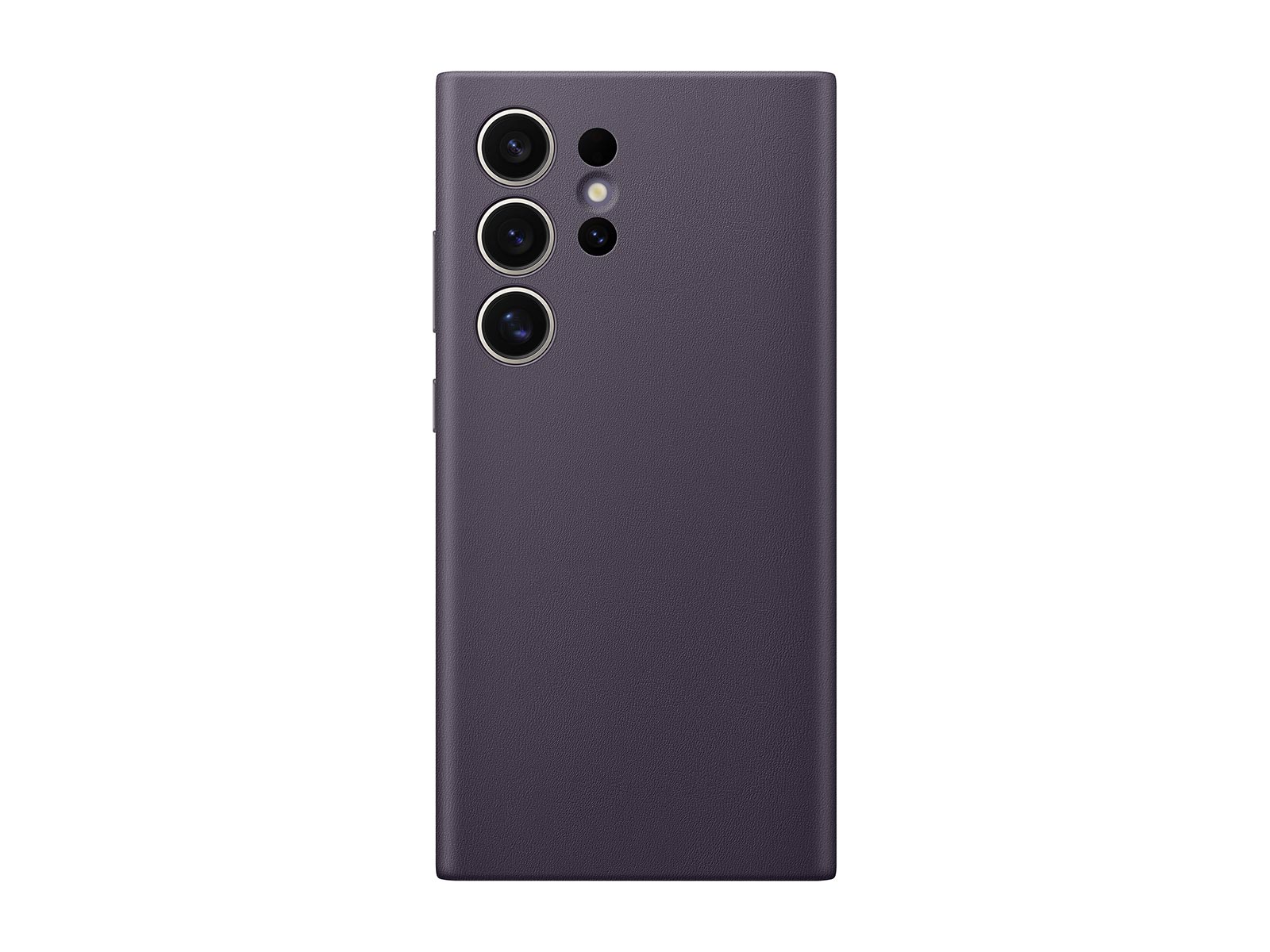 Samsung Galaxy S24 - Vegan Leather Case - Dark Violet