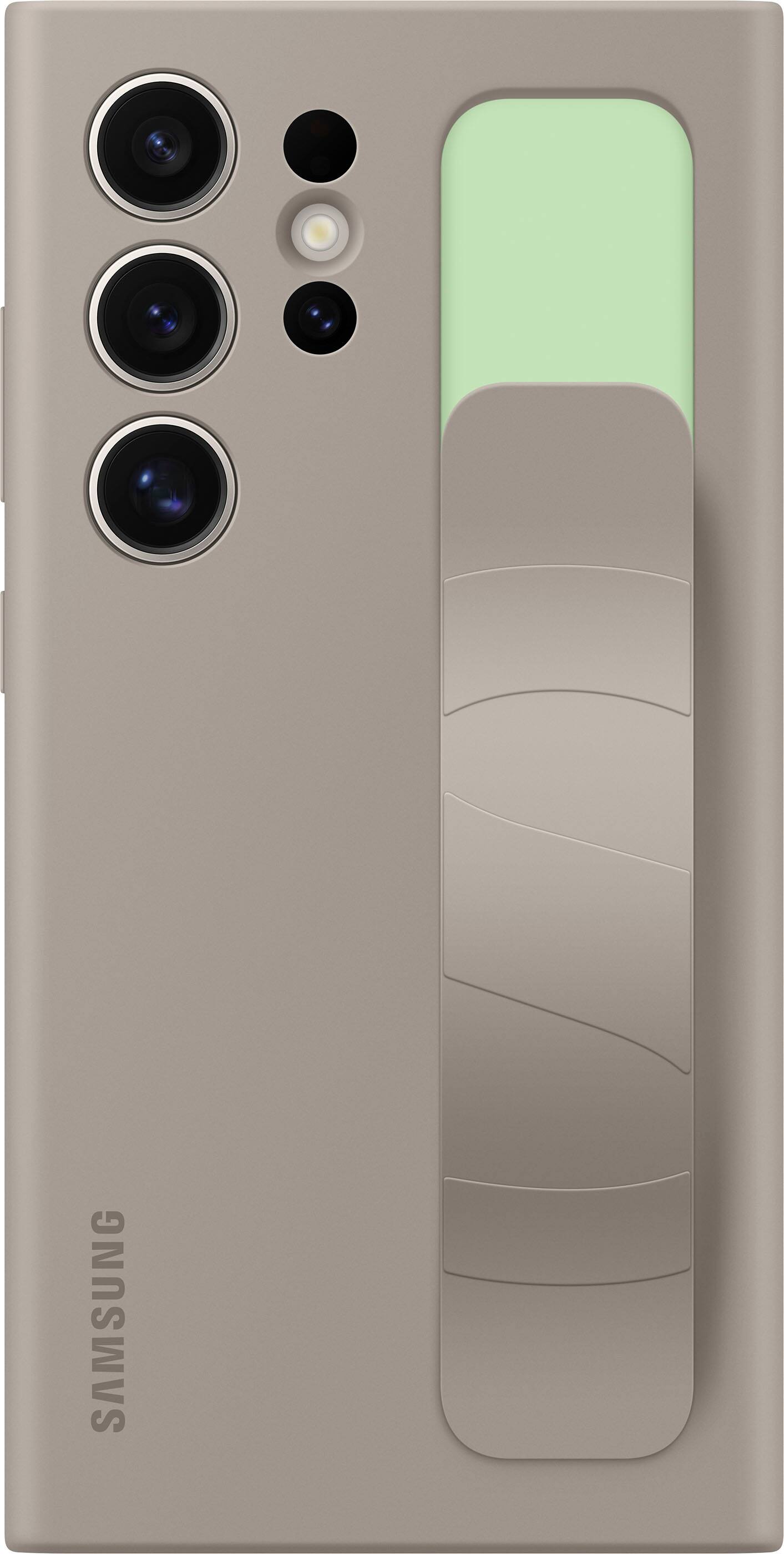 Samsung Galaxy S24 Plus - Standing Grip Case - Taupe