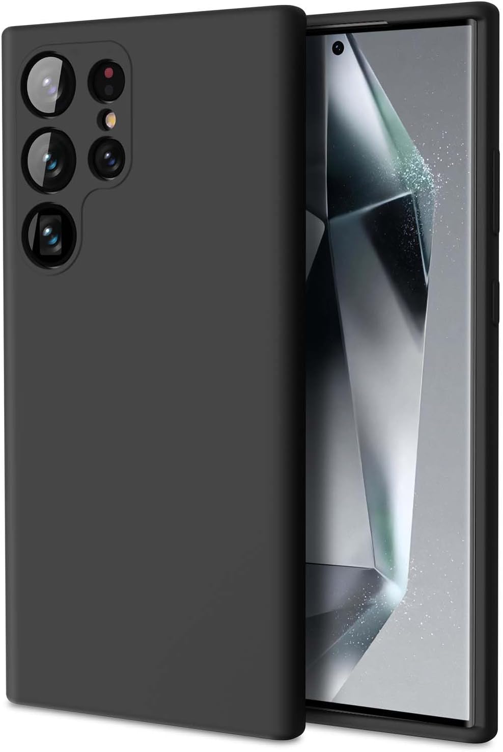 Samsung Galaxy S24 Plus - Vegan Leather - Black 3