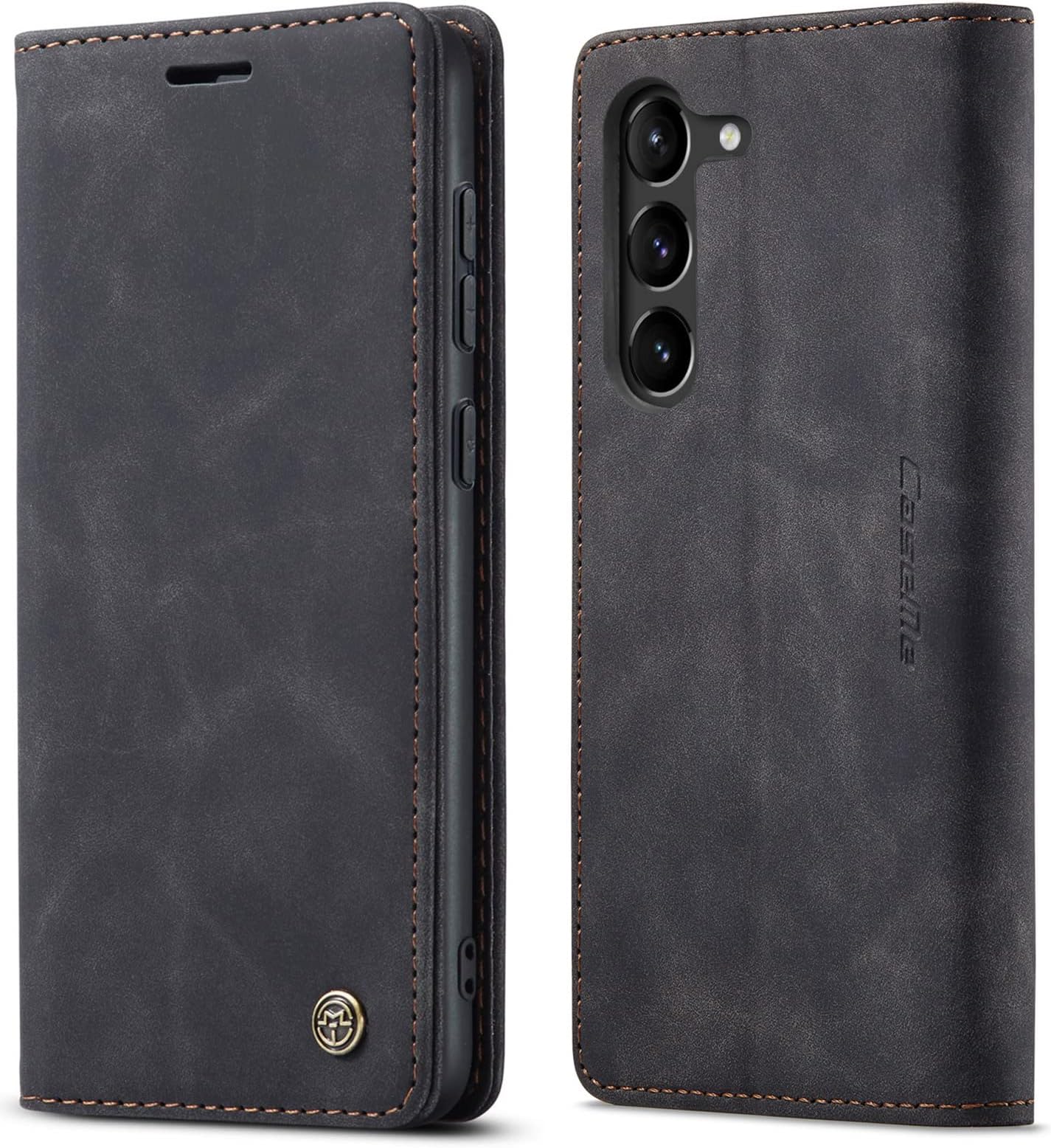 Samsung Galaxy S24 Plus - Vegan Leather - Black