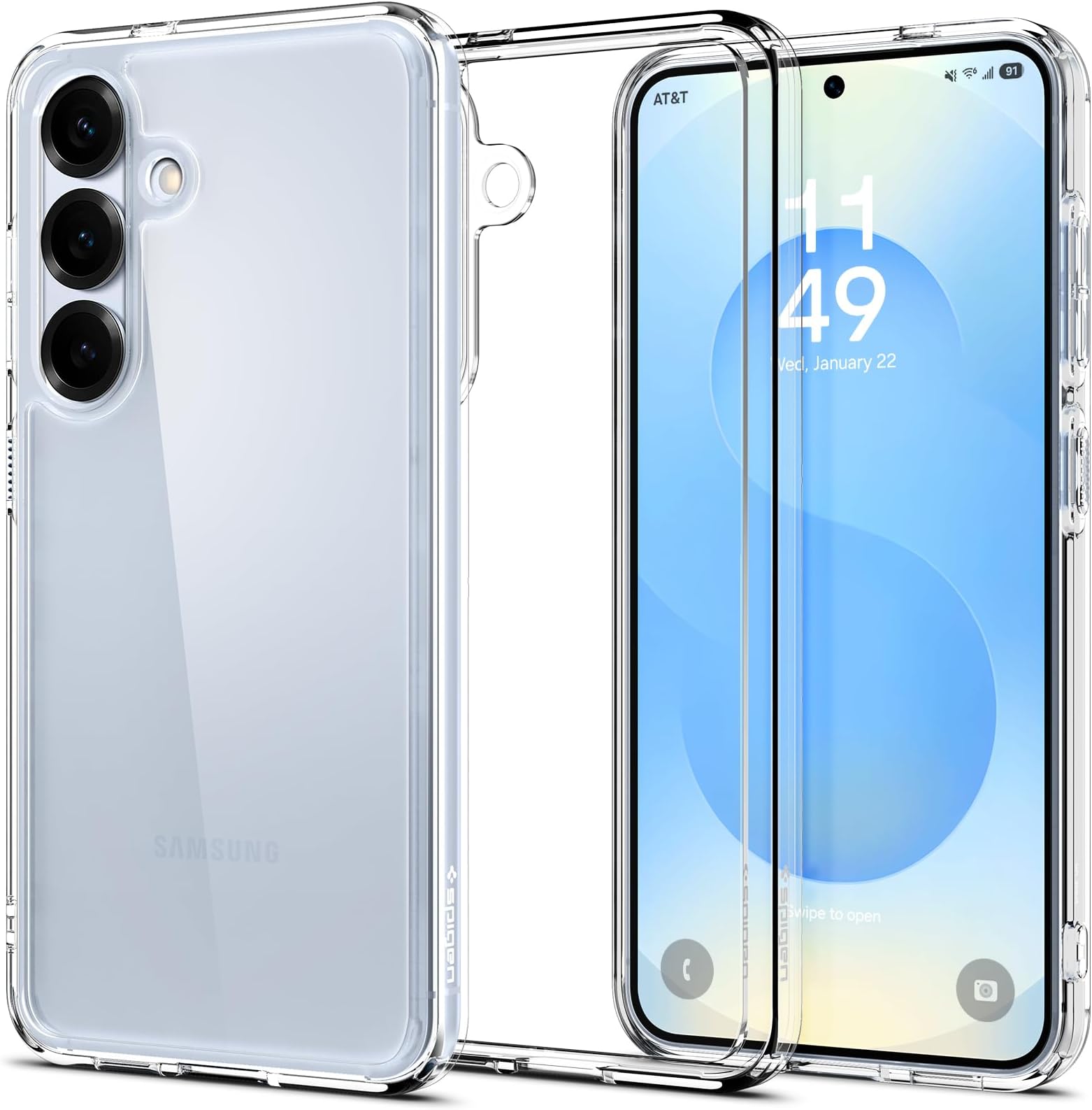 Samsung Galaxy S25 FE - Clear Case - Transparent 3