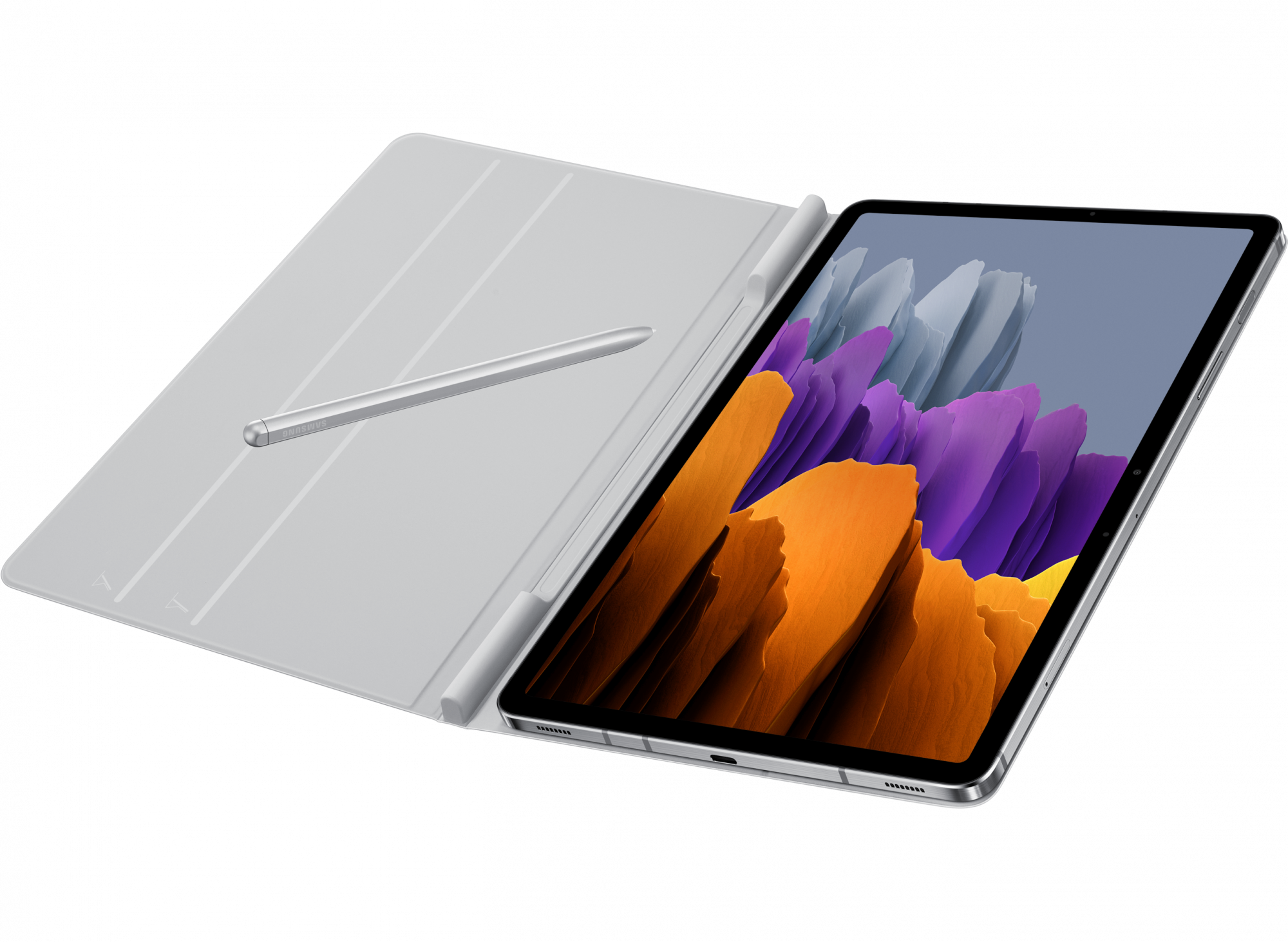 Samsung Galaxy Tab A7 Lite - Book Cover - Dark Gray