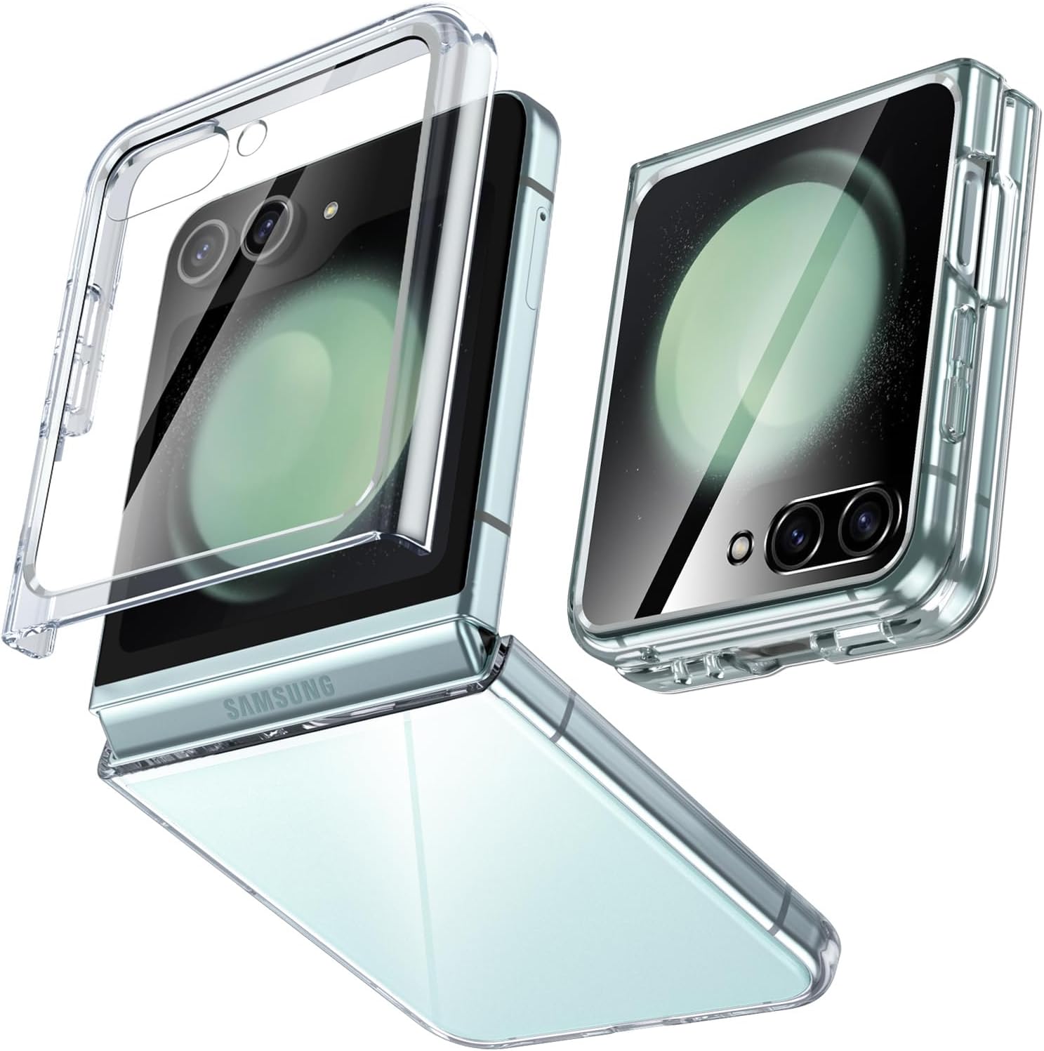 Samsung Galaxy Z Flip5 - Clear Gadget Case - Transparent 3