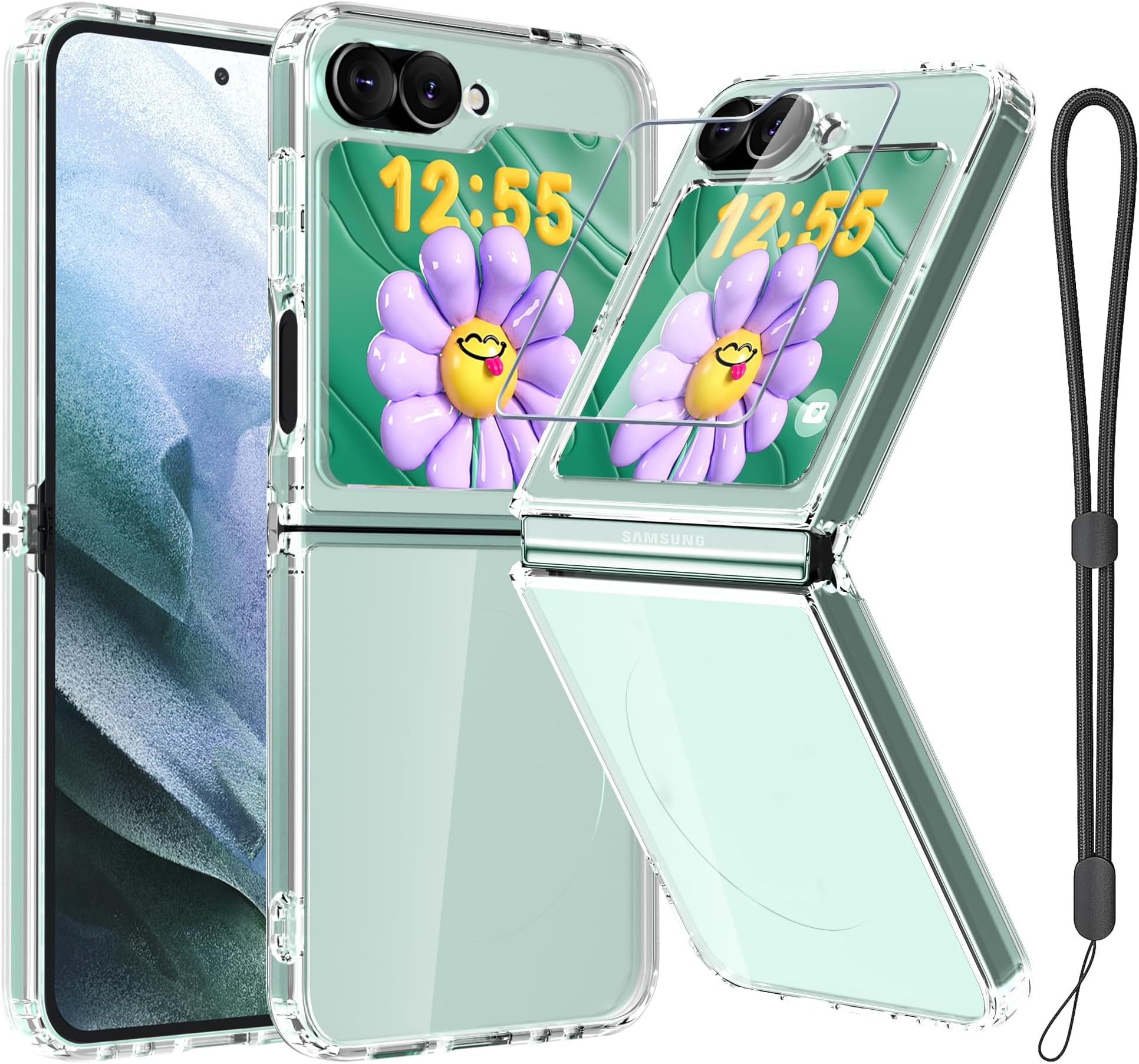 Samsung Galaxy Z Flip6 - Clear Case - Transparent 2