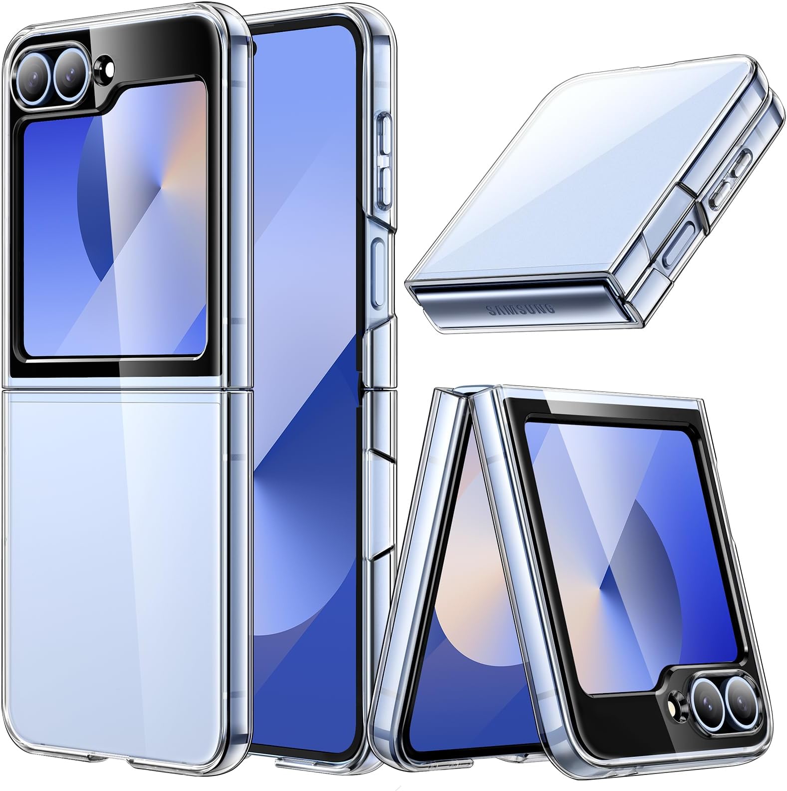 Samsung Galaxy Z Flip6 - Silicone Case - Gray 2
