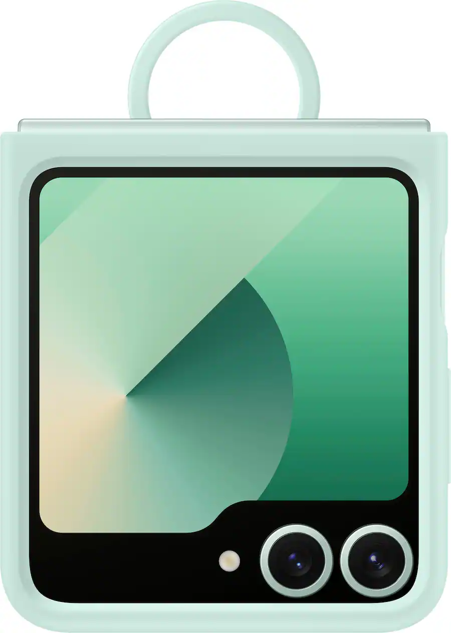 Samsung Galaxy Z Flip7 - Silicone Ring Case - Mint