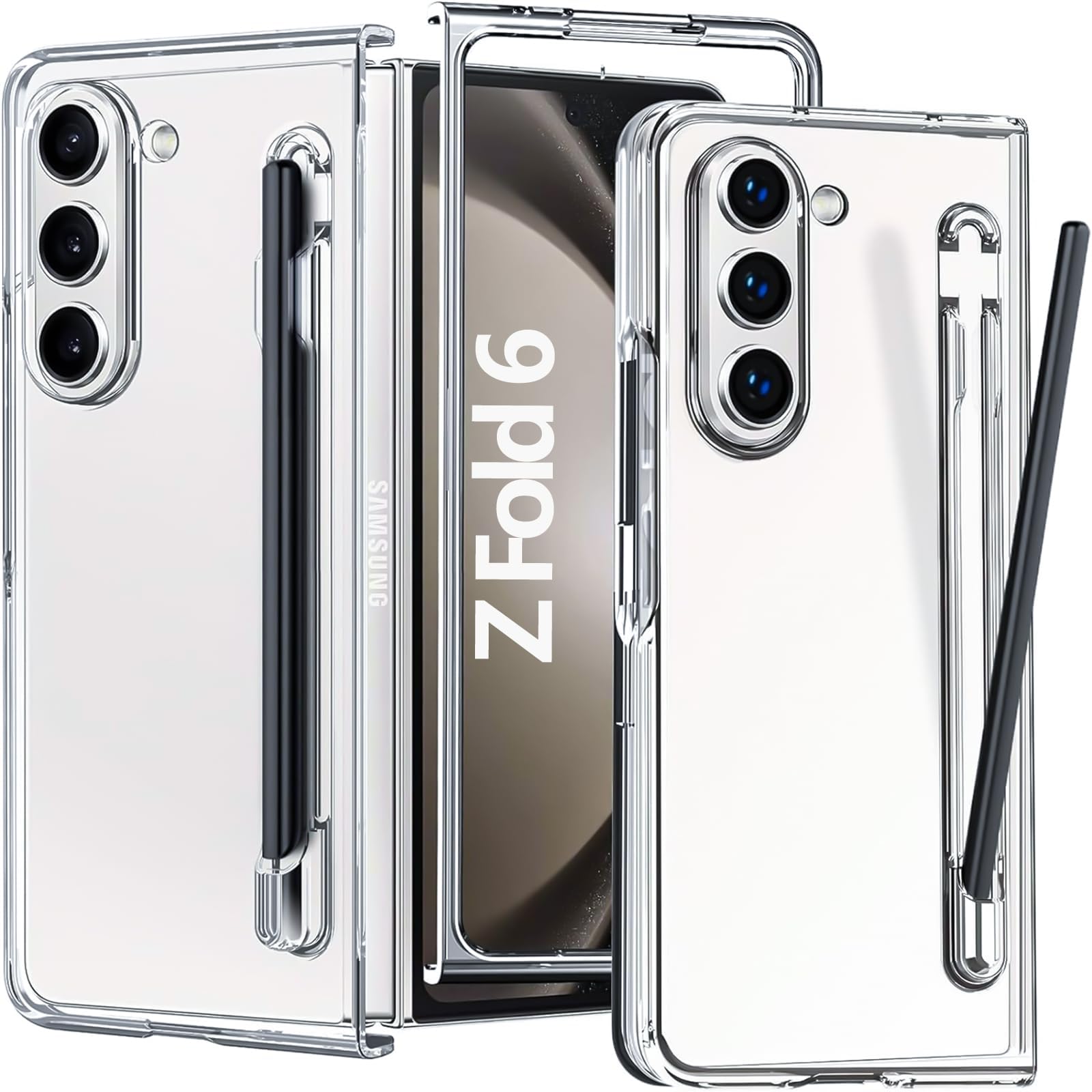 Samsung Galaxy Z Fold6 - Slim Clear Case - Transparent