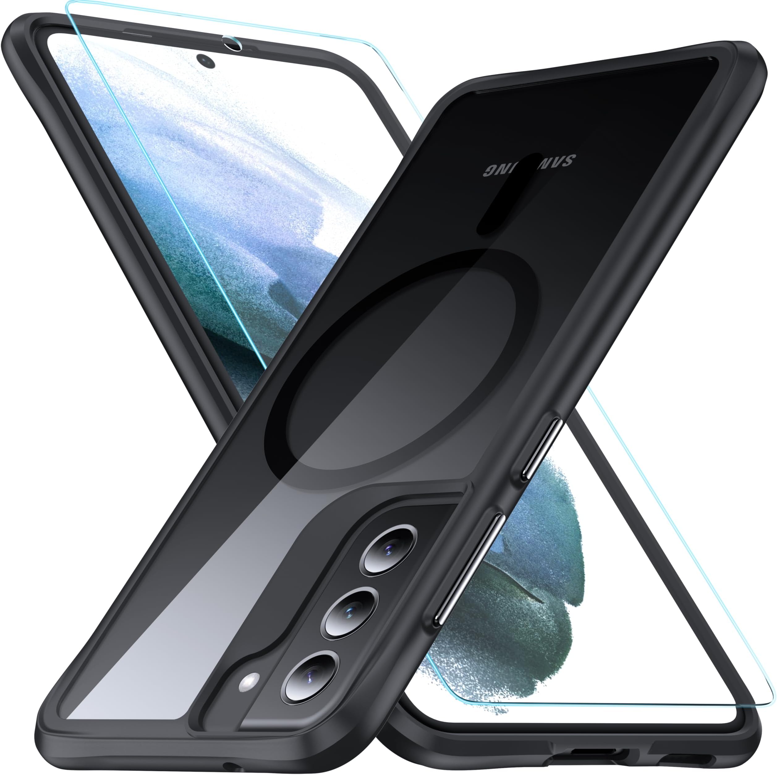 Screenor Galaxy S21 FE - Bumper Hybrid Case - Clear 2