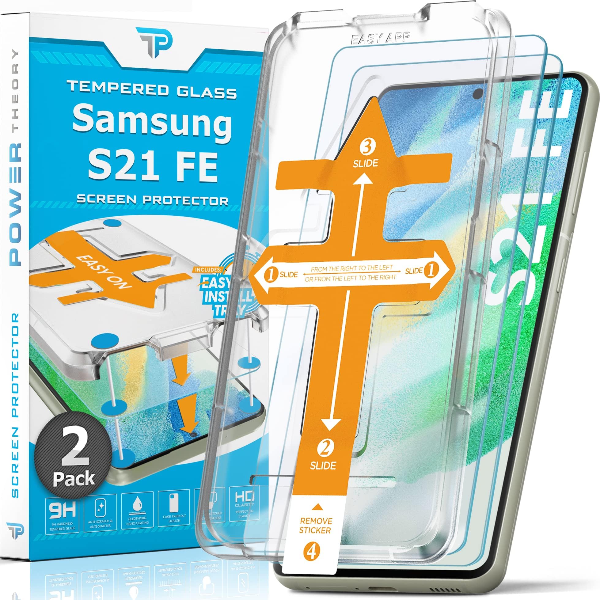 Screenor Galaxy S21 FE - Bumper Hybrid Case - Clear 3