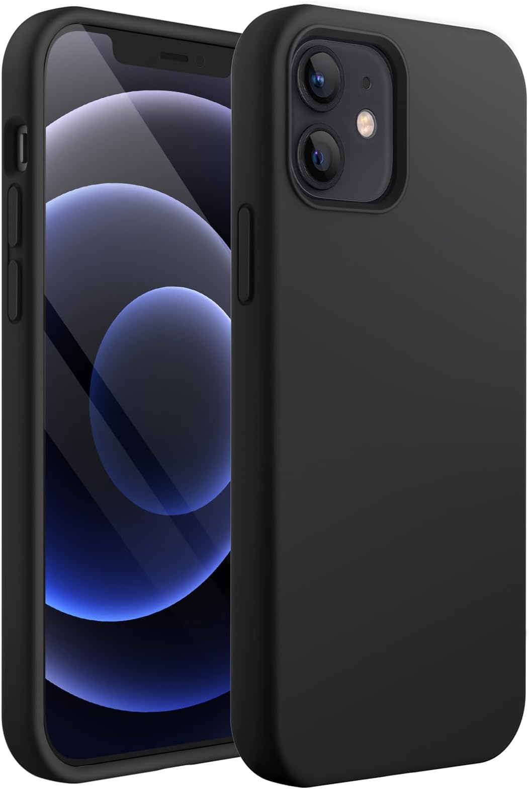 Xqisit iPhone 12 Mini - Silicone Case - Black 3