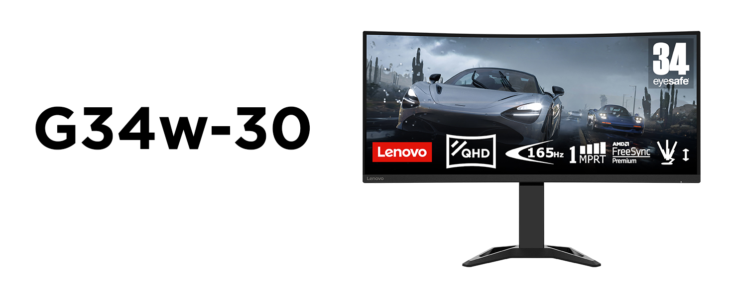 Lenovo G34w-10 Curved 34" WQHD 2