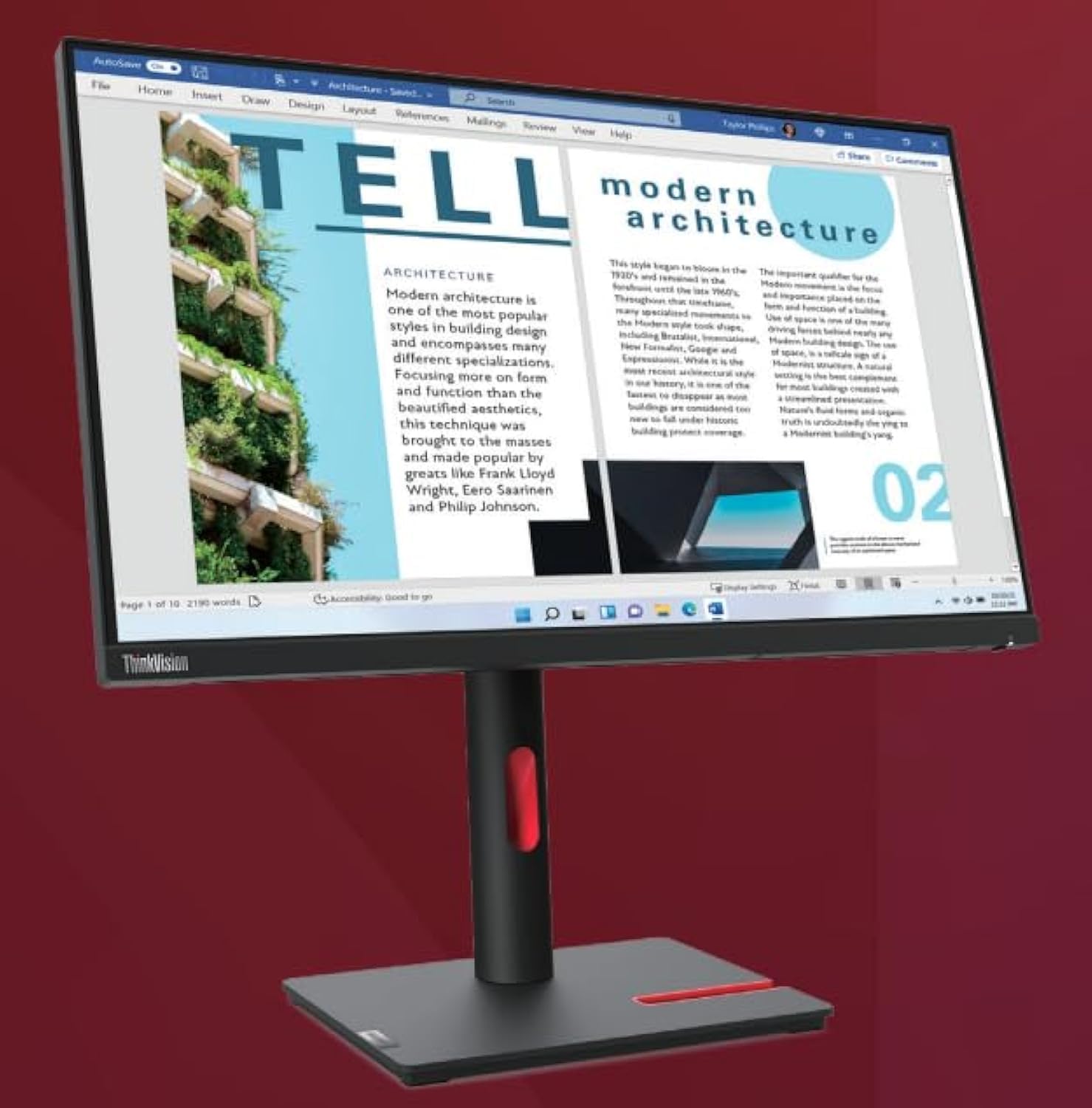 Lenovo ThinkVision T24i-20 23.8" FHD 2