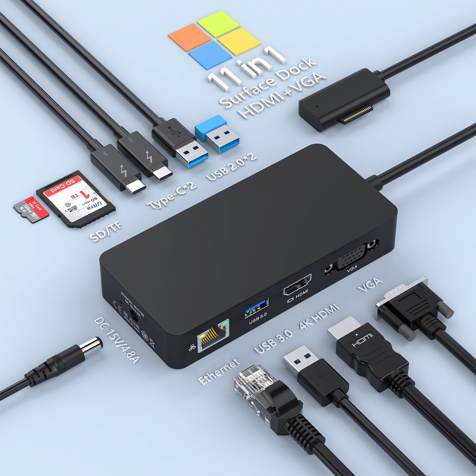 Microsoft Surface Docking Station - 1661 3