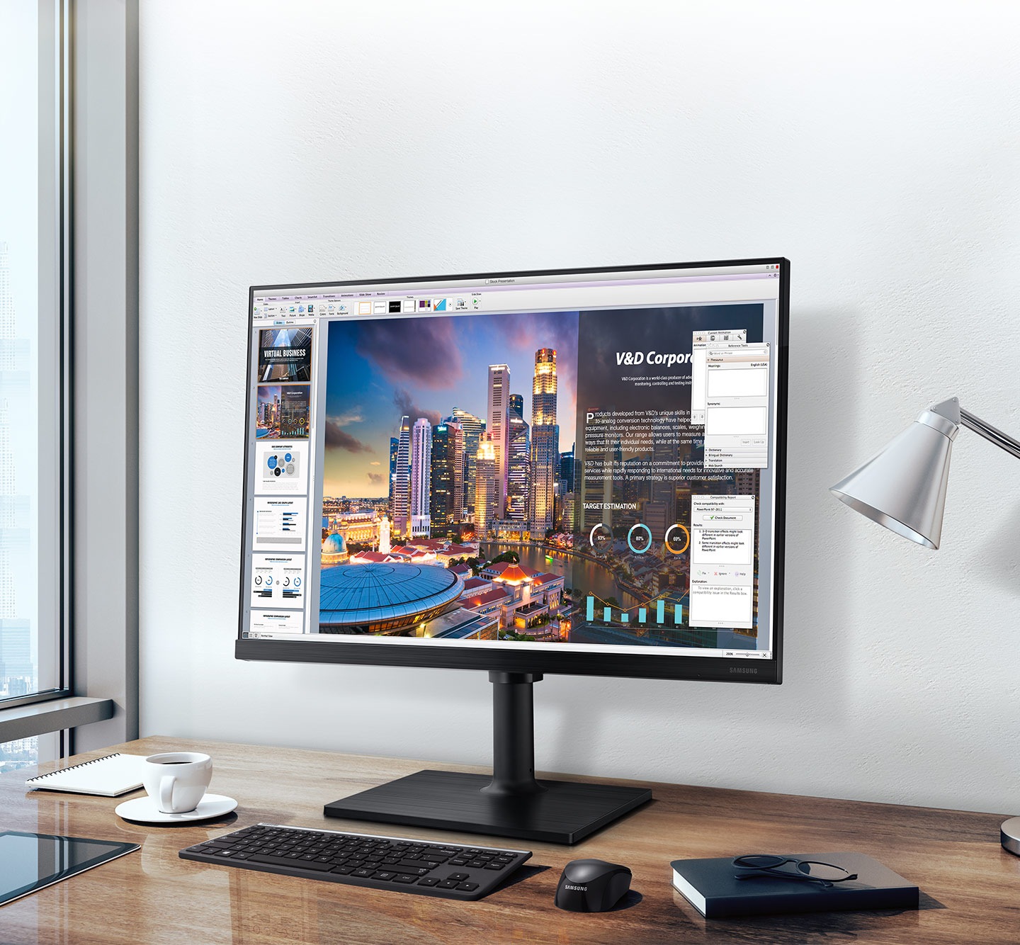 Samsung Samsung F22T450FQR Monitor Stand BN61-08584A